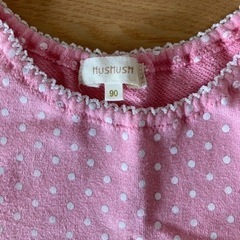 【Hushush】ドットワンピース　90cmの画像