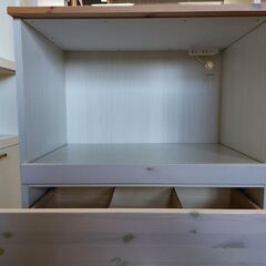 　園田産業　フレンチカントリー風レンジボード　【愛品倶楽部柏店】の画像
