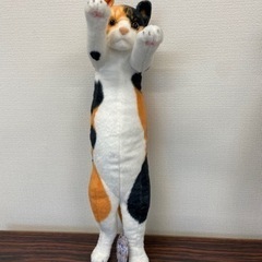猫コラぬいぐるみ　（作っちゃいました）　約６0センチ