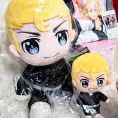 新品☆東京リベンジャーズ花垣武道BIGぬいぐるみ 武道Chibiぬいぐるみ 花垣武道ぱすきゃらグラス東京リベンジャーズミニブランケット東リベの画像