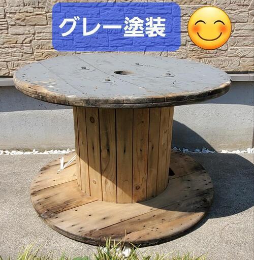 【お引取限定(メルカリ掲載有)】\n【DIY・インテリア】ケーブルドラム（電線ドラム）\n