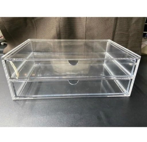 無印良品 重なるアクリルケース2段