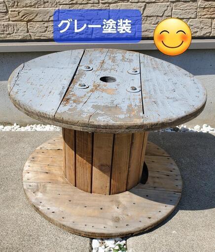 【お引取限定(メルカリ掲載有)】\n【DIY・インテリア】ケーブルドラム（電線ドラム）\n