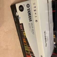 ミニオーディオ　YAMAHA MCR-B142(B)  箱、付属品、リモコンありの画像