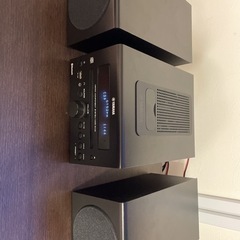 ミニオーディオ　YAMAHA MCR-B142(B)  箱、付属品、リモコンありの画像