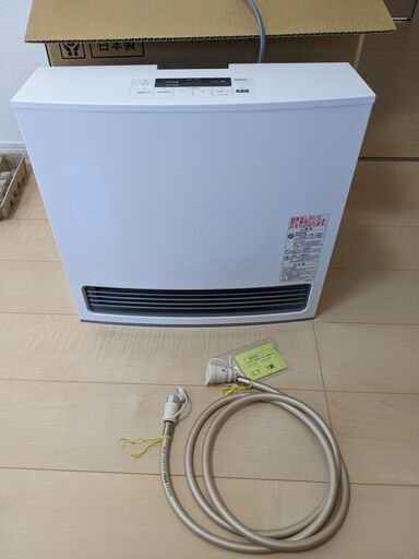ガスファンヒーター　ノーリツ製　GFH－４００６S－W５（1回だけ使用済み）