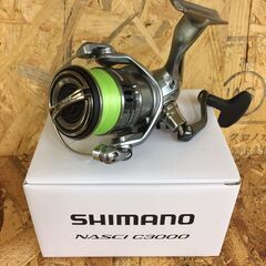 ※販売済【197】スピニングリール シマノ NASCI C3000の画像