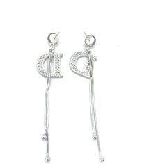 Dior クリスチャンディオール ピアス ラインストーン ノベルティの画像