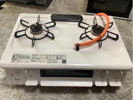 【リサイクルサービス八光　田上店　安心の3か月保証　配達・設置OK】パロマ ガスコンロ PA-S42H-1R ガステーブル LPガス用 右強火 ホワイト 　グリル未使用