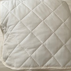 ベッドパッド　白　シングルの画像