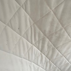 ベッドパッド　白　シングルの画像