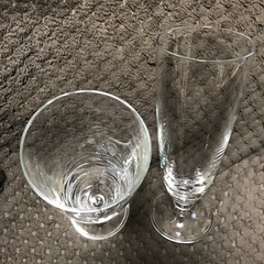 ビールグラス2客の画像