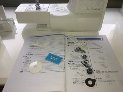 ［美品］ブラザーミシン　S51-PW