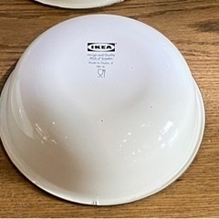 【IKEA】ホーロー ボール 皿 10枚の画像