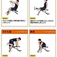 値下げ！【お引取り限定/中古】■マルチシェイプアップベンチ■TOKYU SPORTS oasis■SU-100■の画像