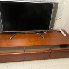 【直接引き渡しのみ】中古★キャスター付きテレビ台/高級感あり