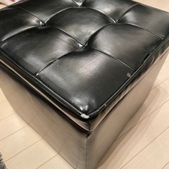 オットマン　2個セット　収納の画像