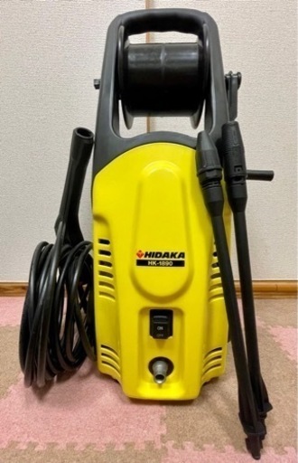 ヒダカ 家庭用 高圧洗浄機 静音 HK-1890  別売り高圧ホース収納リール、 自吸セット （HKP-JSET）付き