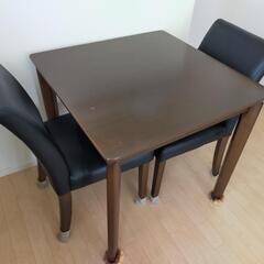 【2人用】ダイニングテーブル一式