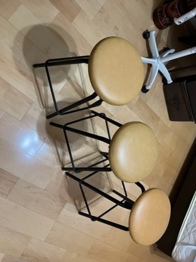 カウンターチェア　３個セット
