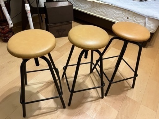 カウンターチェア　３個セット