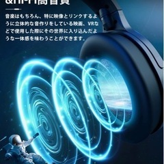 【新品未使用】ヘッドホン-ワイヤレスヘッドホン Bluetooth5.0 最大30時間連続再生 HiFi ANCノイズキャンセル密閉型ヘッドセット マイク内蔵ノイズキャンセリングヘッドホン有線無線兼用 通話可能 iPhone/iPad/Android対応 音楽・映画観賞の画像