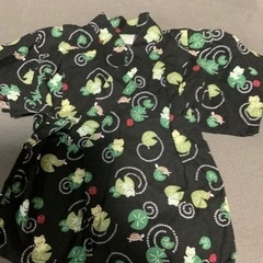 浴衣　甚平　キッズ　子供用　サイズ９５センチの画像
