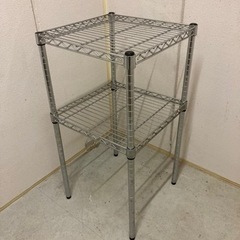 メタルラック/スチールラック　高さ90cm  2段