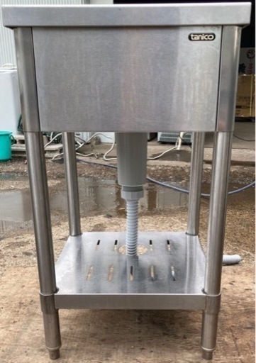 タニコー　ステンレス一層シンク　中古　600X600X800