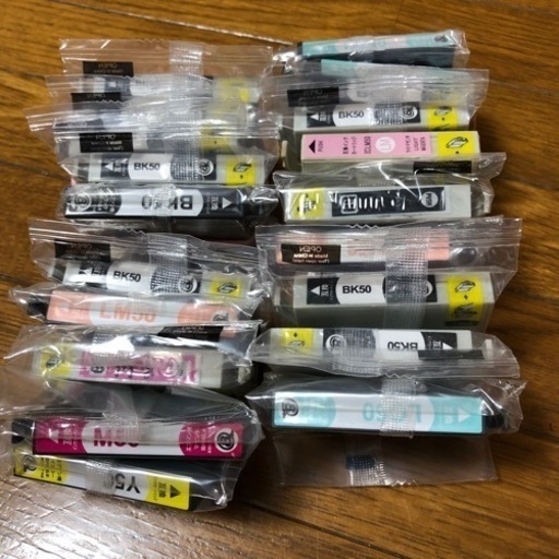 EPSON 使用インク合計21個