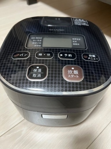 【SHARP】3合炊き 炊飯器 KS-C5J