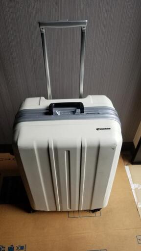 ★Sunco★スーツケース、サンコー、白色、76L  ４〜７泊用