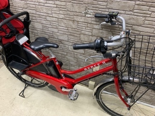 東京23区配達無料　新基準 ブリヂストン ＨＹＤＥＥ-Ⅱ(ハイディ ツー) 8.7Ah リチウム 電動自転車 中古　BS⑤