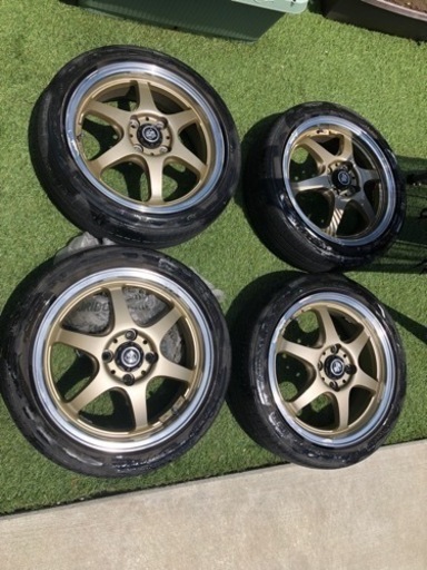 美品　タイヤホイール４本セット15インチ　BADX LOXARNY ロクサーニ AMD