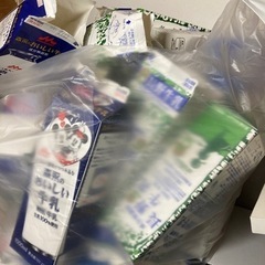 牛乳パック　未解体