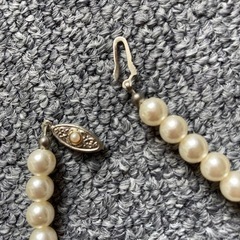 ☆淡水パール6㎜ロングネックレス☆自宅保管品の画像