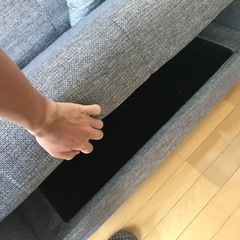 ソファー 2人用 収納 グレー リクライニング クッションありの画像