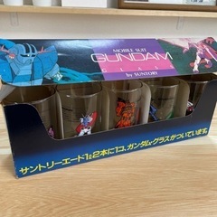 ガンダムの訳アリグラス５個セットの画像