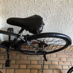 中古自転車（黒）の画像