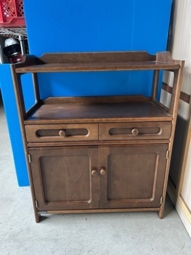 カリモク　電話台　サイドボード　キャビネット　花台　飾り台　収納　整理　ラック