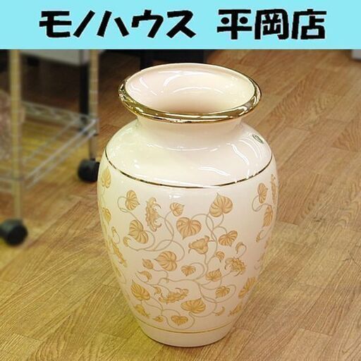 イタリア製 壺 花瓶 高さ46.5cm CLS CERAMICA 注文 FROM FLORENCE 花蔦