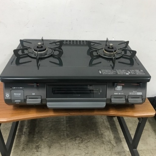 取引場所　南観音　K 2208-010 Rinnai ガスコンロ　LPガス用　RT 64JH 6S 2-GR 中古美品