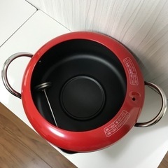 ●美品● クッキングタイム 天ぷら鍋 温度計付　日本製