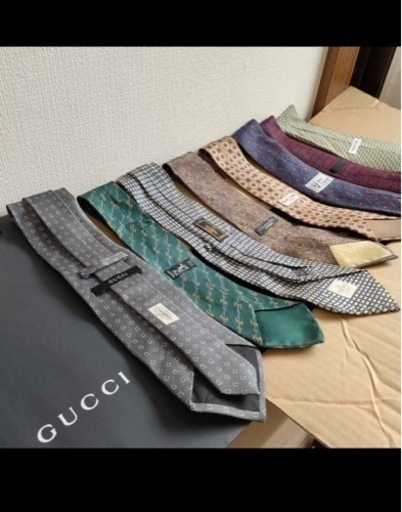ネクタイ60本以上大量セットまとめ売り　グッチ1本　その他エルメス　フェンディ　クリスチャンディオール　ポールスミス　ダンヒル　アルマ
