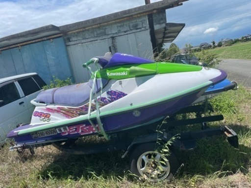 8月3日エンジン実働カワサキzxi900 実働ジェットスキー現状販売