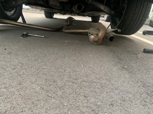 gse20 is スルガスピード  cpループマフラー　リアピース