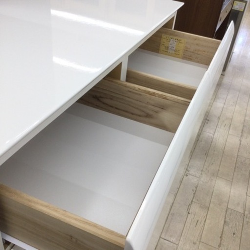 【✨ホワイト❗️エナメル❗️たっぷり収納❗️✨】定価¥42,900 サン 6段チェスト 