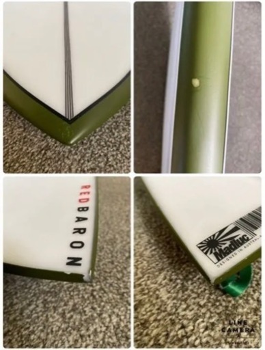 美品］JSサーフボードレッドバロン（PE） 5\"10 JS INDUSTRIES SURFBOARDS ジェイエスインダストリー RED BARON