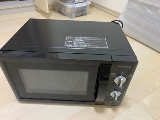 アイリスオーヤマ 電子レンジ 17L ターンテーブル 単機能 出力3段階 【東日本/50Hz】 ブラック PMB-T176-5