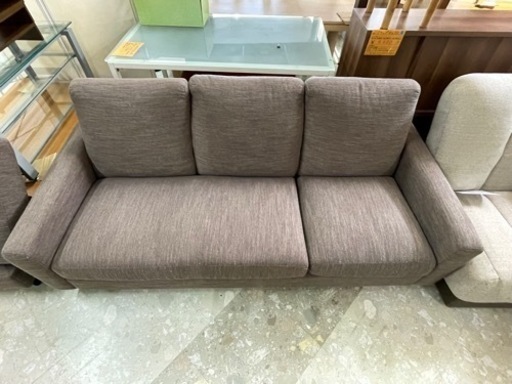 3人掛けソファ  オットマン付き    リサイクルショップ宮崎屋住吉店22.8.1y